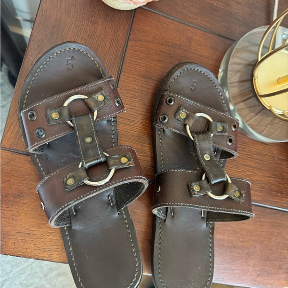 Leather Earth Sandals - Picture 4 of 4